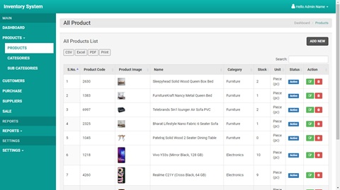 Laravel Project Screenshot